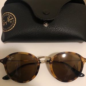 Ray Ban Round Fleck- tortoise